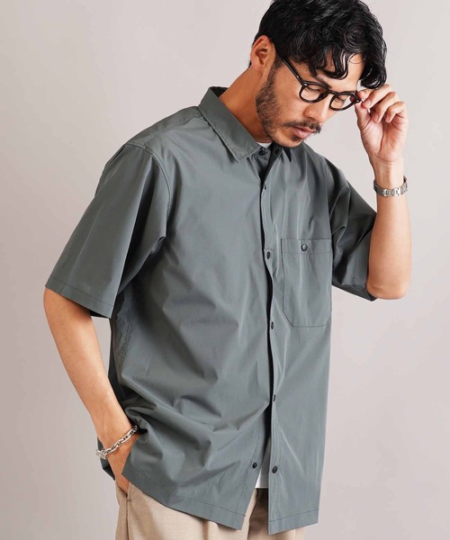 JIGGYS SHOP（ジギーズショップ） シャツ 半袖 ポリエステルタフタ