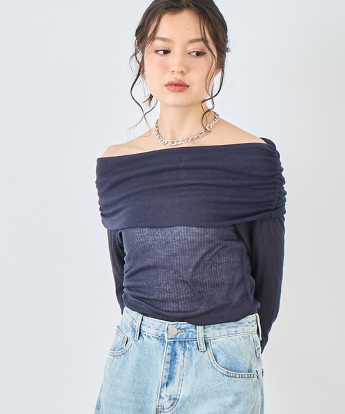 トップス AOR ANAP（アナップ） tシャツ オフショルシアートップス レディース