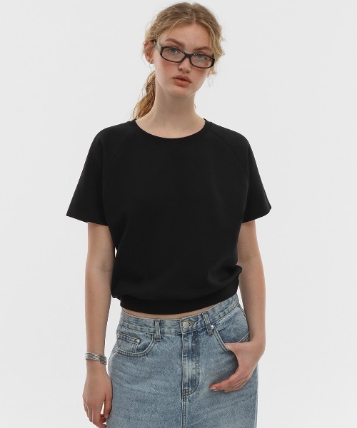 tシャツ 「B-BASIC」 エアスウェットラグランスウェットT レディース メンズ BLACKUP tシャツ 「B-BASIC」 エアスウェットラグランスウェット