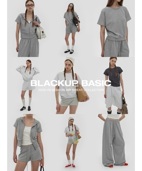 BLACKUP tシャツ 「B-BASIC」 エアスウェットラグランスウェット