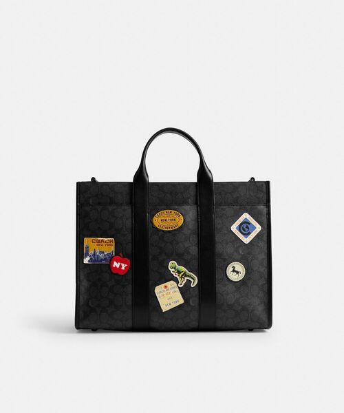 【COACH】ウェスリー トート ☆ シグネチャー カモ プリント COACH トートバッグ ウェスリー トート・シグネチャー
