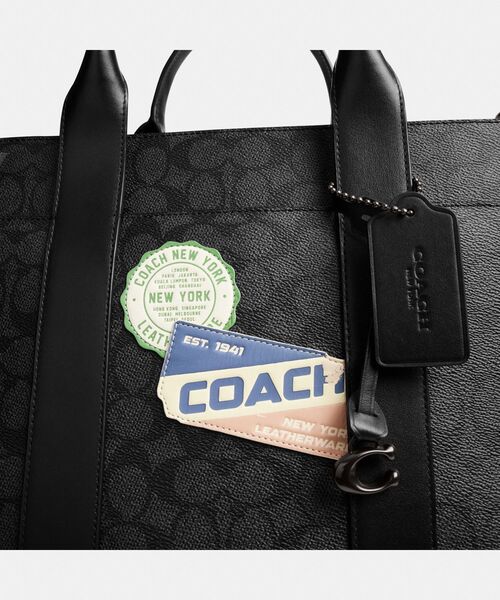 【国内発送】COACH ウェスリー トート シグネチャー キャンバス ウェスリー トート・シグネチャー キャンバス（トートバッグ