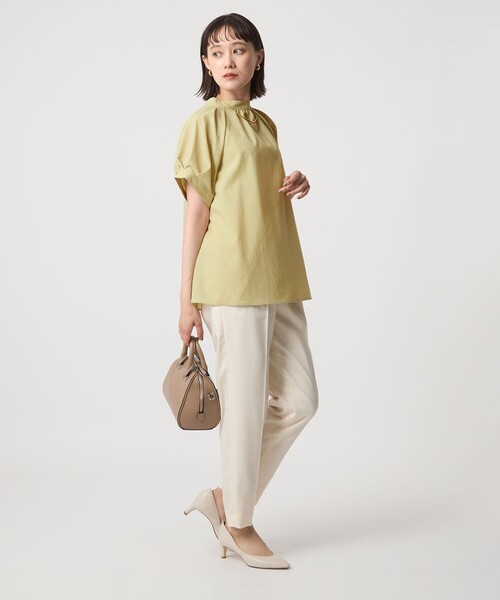 ブラウス シャツ スタンドネック 2WAY ブラウス レディース green label relaxing ブラウス シャツ スタンドネック 2WAY