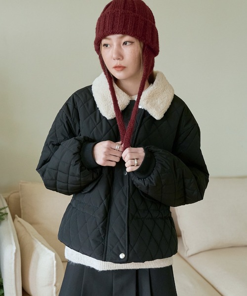 「UNE MANSION」 ブルゾン FREE ベージュ レディース_画像5