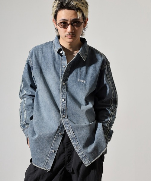 NERDY シャツ NYデニムシャツ メンズ レディース : ZOZOTOWN Yahoo!店