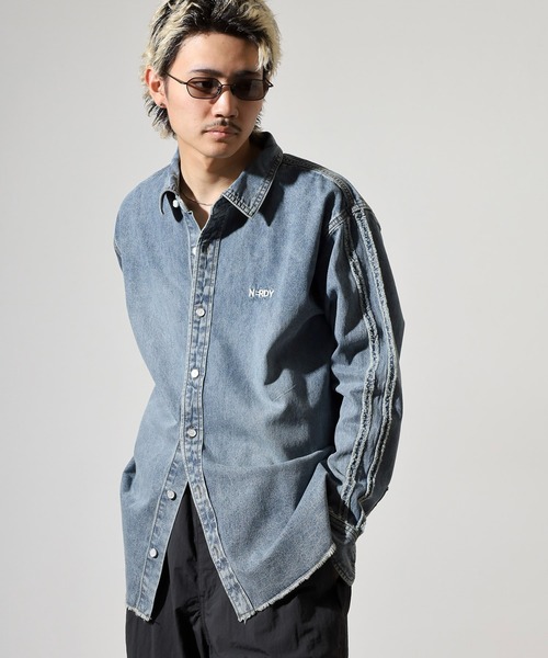 NERDY シャツ NYデニムシャツ メンズ レディース : ZOZOTOWN Yahoo!店