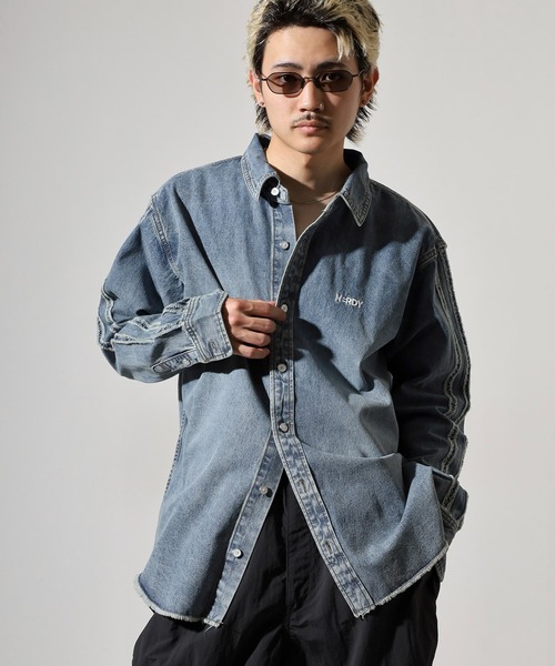 NERDY シャツ NYデニムシャツ メンズ レディース : ZOZOTOWN Yahoo!店