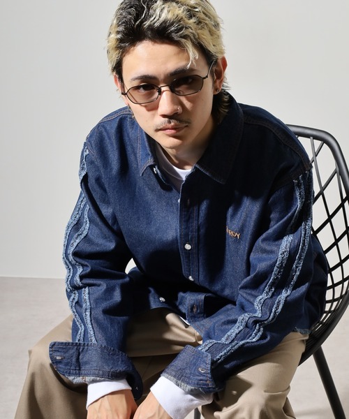 NERDY シャツ NYデニムシャツ メンズ レディース : ZOZOTOWN Yahoo!店