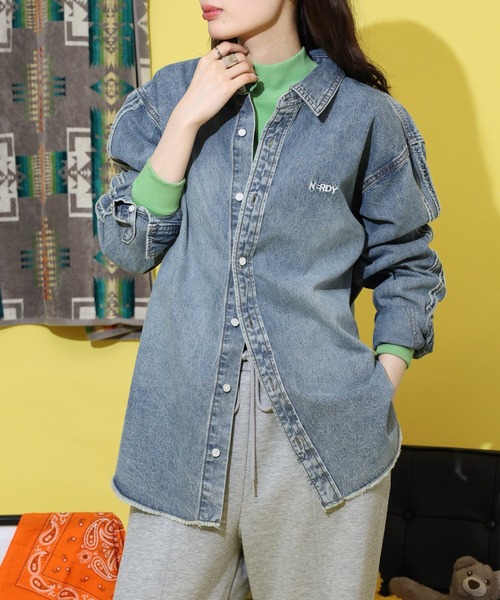NERDY シャツ NYデニムシャツ メンズ レディース : ZOZOTOWN Yahoo!店