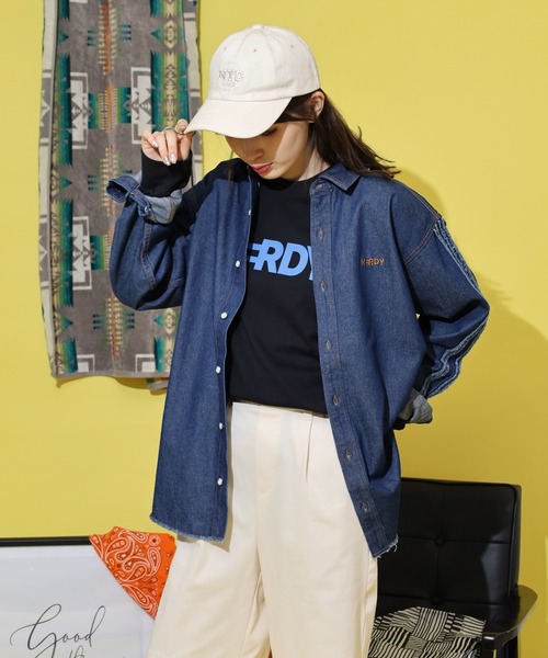 NERDY シャツ NYデニムシャツ メンズ レディース : ZOZOTOWN Yahoo!店