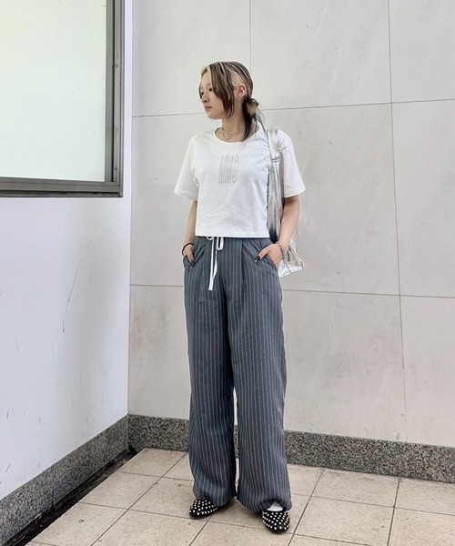 Narcissus - ナルシス　お取り置き中 Narcissus（ナルシス） ワイドパンツ スラックス パンツ ストライプ