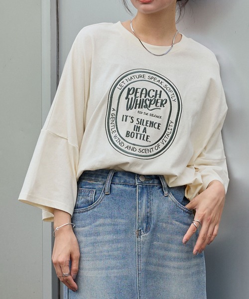 MONO-MART（モノマート） tシャツ 前後2WAY フロントデザイン/バック