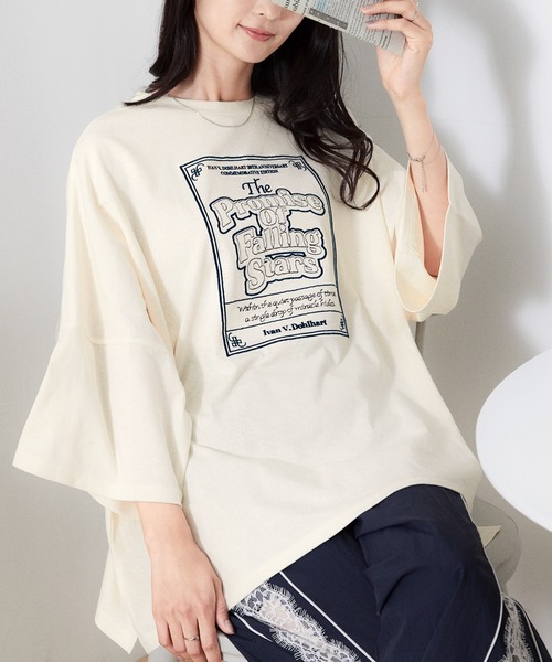 MONO-MART（モノマート） tシャツ 前後2WAY フロントデザイン/バック