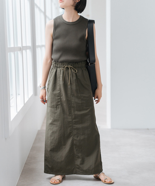 Spick＆Span ワンピース ファブリックコンビドレス : ZOZOTOWN