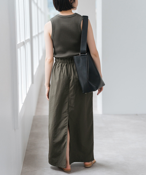 Spick＆Span ワンピース ファブリックコンビドレス : ZOZOTOWN