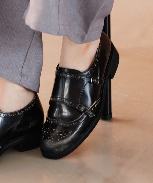 HIMIKO フォーマルシューズ 「HIMIKO」アドバンレザーモンクストラップ