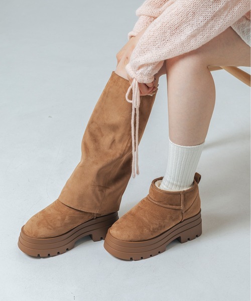 EVOL（イーボル） ブーツ 「S-LLサイズ展開・美脚効果あり」2WAY