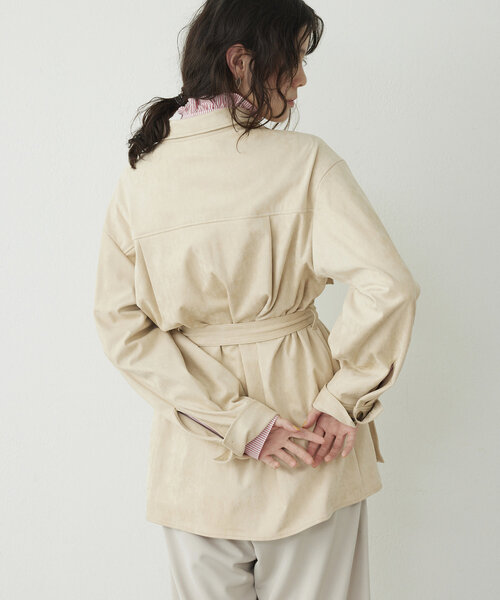 THE PAUSE 「THE PAUSE」 長袖シャツ FREE ベージュ レディース