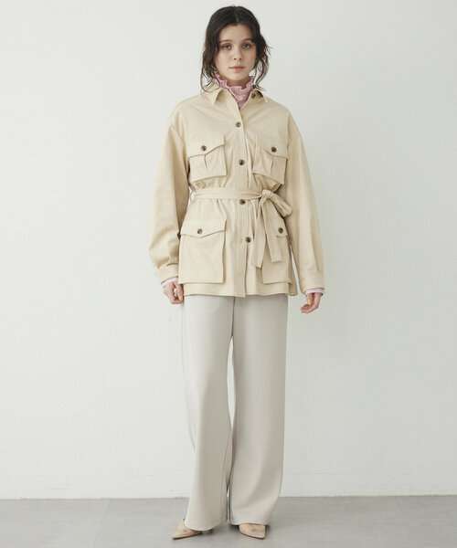 「FRAPBOIS」 長袖シャツ 1 ベージュ レディース THE PAUSE 「THE PAUSE」 長袖シャツ FREE ベージュ レディース