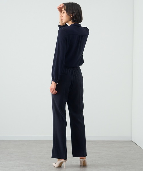 新品 ANAYI カットソーブラウス　38 ANAYI 「ANAYI」 長袖ブラウス 38 ネイビー レディース