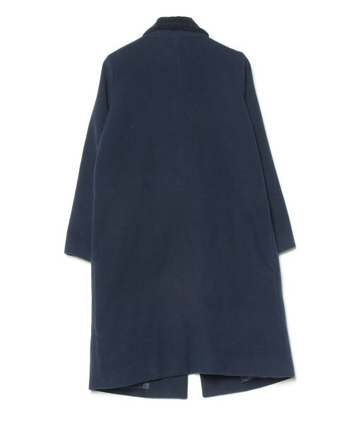 「LEPSIM」 チェスターコート L ネイビー レディース_画像2