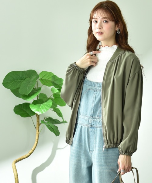 ブルゾンレディース MOUSSY | FRONT ZIP FUNCTION ブルゾン (ブルゾン ) |SHEL'TTER WEBSTORE
