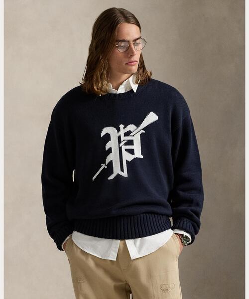 ラルフローレン　ニット POLO RALPH LAUREN セーター ニット ビッグ フィット ロゴ