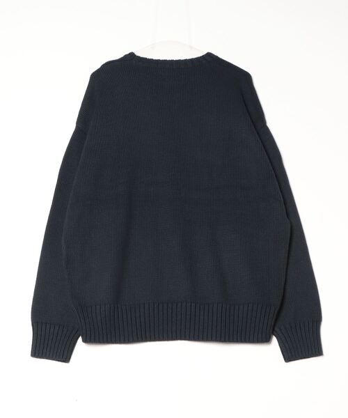 Polo Ralph Lauren RLロゴ 黒ニットセーター Lサイズ POLO RALPH LAUREN（ポロ ラルフ ローレン）の「コットン クルー