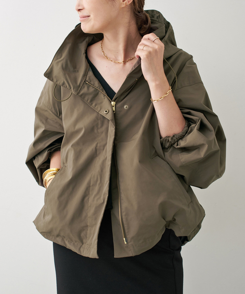 Deuxieme Classe アウター Deuxieme Classe コート アウター WASHED STAND ZIP ブルゾン
