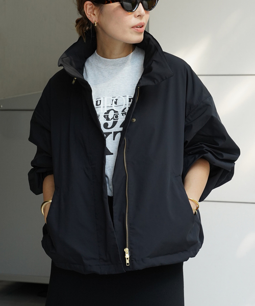 Deuxieme Classe コート アウター WASHED STAND ZIP ブルゾン