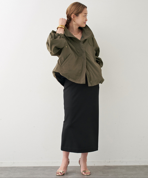 Deuxieme Classe アウター Deuxieme Classe コート アウター WASHED STAND ZIP ブルゾン