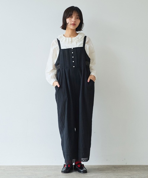 bulle de savon（ビュルデサボン） サロペット オーバーオール lace 