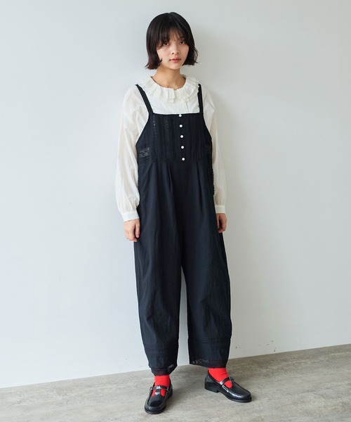 bulle de savon（ビュルデサボン） サロペット オーバーオール lace