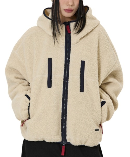 OY（オーワイ） コート アウター 「OY/オーワイ」CROP FLEECE HOODIE 