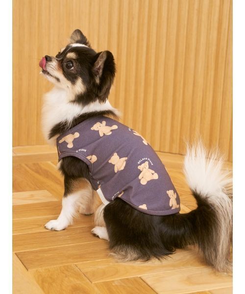 gelato pique（ジェラートピケ） 犬 服 「CAT＆DOG」ベア柄プル