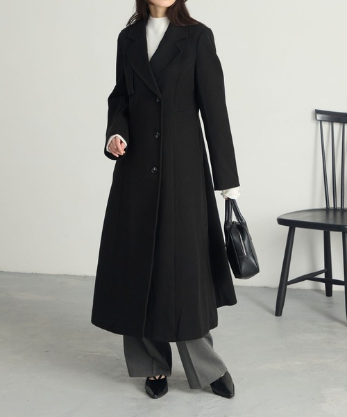 Cieluna コート チェスターコート 「Cieluna」カットメルトンフレア