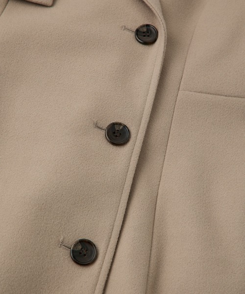 コート チェスターコート 「Cieluna」カットメルトンフレアロングチェスターコート レディース | Cieluna | 19