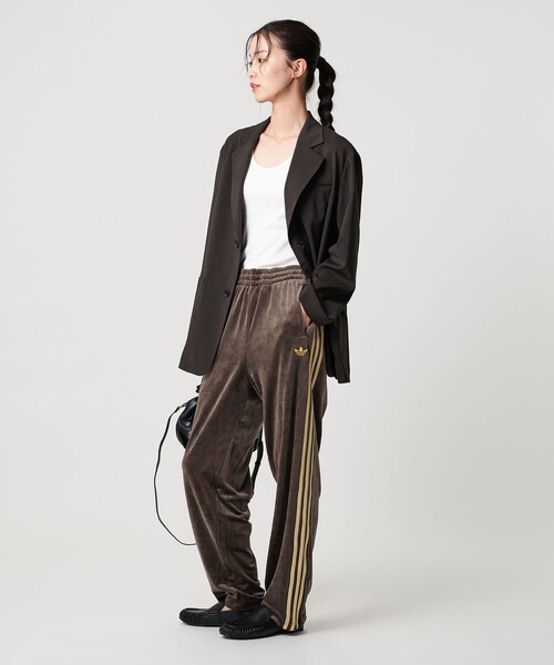 パンツ 「adidas Originals」ファイヤーバード ベロアトラックパンツ レディース | adidas Originals