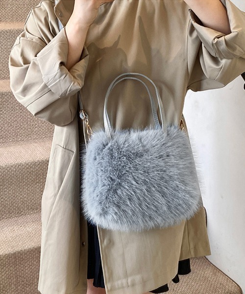 shoppinggo ショルダーバッグ バッグ ファーバッグ ふわふわ ミニ