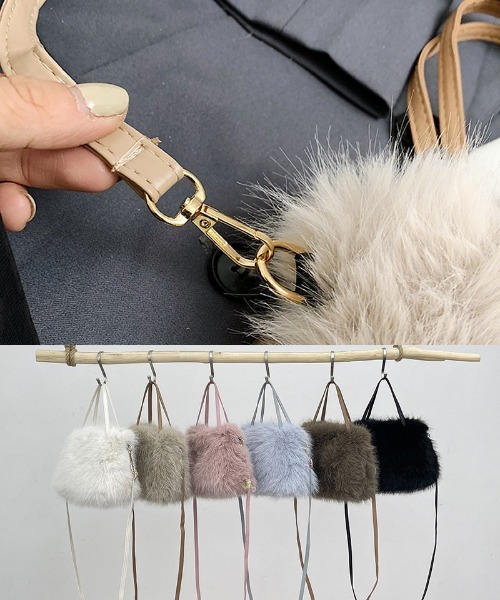 shoppinggo ショルダーバッグ バッグ ファーバッグ ふわふわ ミニ
