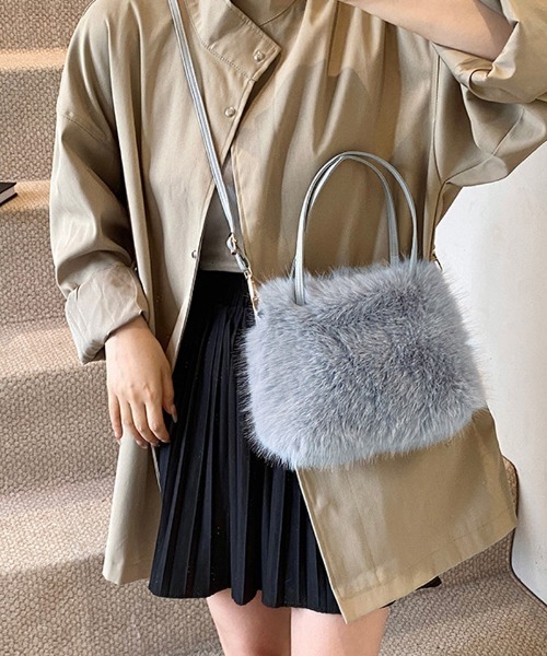 shoppinggo ショルダーバッグ バッグ ファーバッグ ふわふわ ミニ