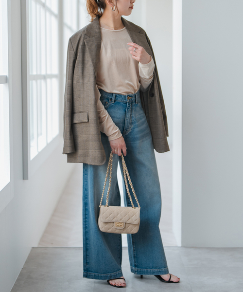 Spick&Span クラシカルジャケット　オーバーサイズ　38 Spick & Span｜クラシカルチェックジャケット | Rakuten Fashion(楽天