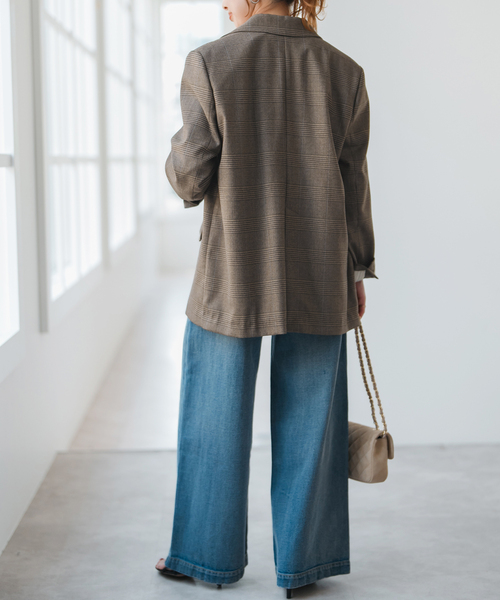 Spick&Span クラシカルジャケット　オーバーサイズ　38 Spick & Span｜クラシカルチェックジャケット | Rakuten Fashion(楽天