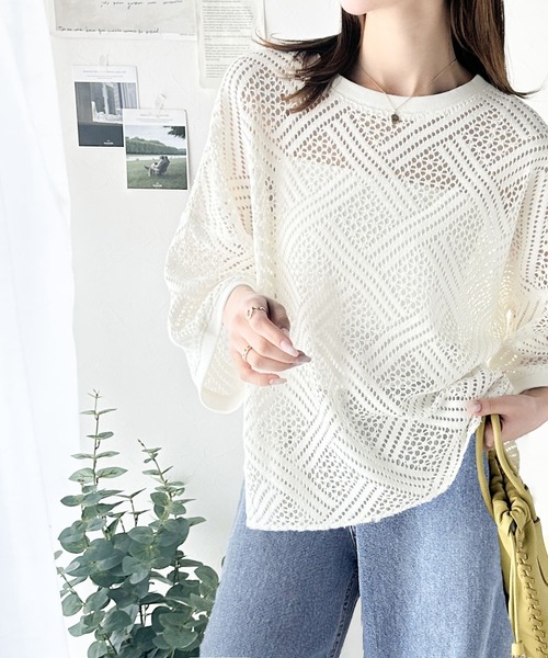 「classicalelf」 7分袖ブラウス MEDIUM アイボリー レディース_画像9