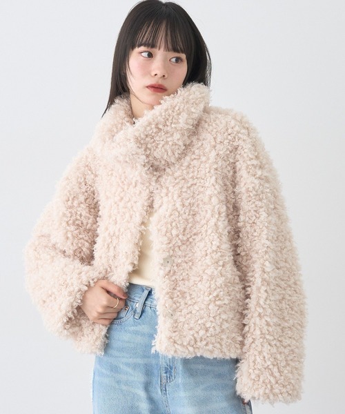 POSTELEGANT 2025AW新作 ファー取り外し可ブルゾン earth music&ecology（アース ミュージック＆エコロジー） ブルゾン