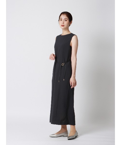 ワンピース 2WAYワンピース ノースリーブ ウォッシャブル ストレッチ