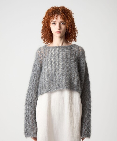 ＜6(ROKU)＞モヘヤ ウール ニット 6（ロク）の「＜6(ROKU)＞モヘヤ ウール ニット（ニット/セーター