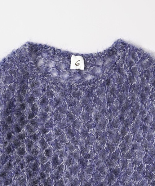 ＜6(ROKU)＞モヘヤ ウール ニット 6（ロク）の「＜6(ROKU)＞モヘヤ ウール ニット（ニット/セーター
