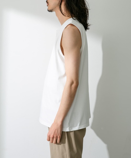 「URBAN RESEARCH Sonny Label」 ノースリーブトップス MEDIUM グレー メンズ_画像7