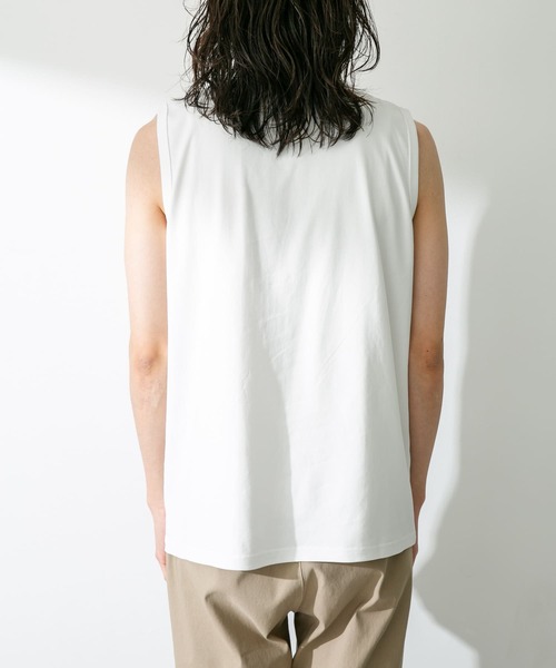 「URBAN RESEARCH Sonny Label」 ノースリーブトップス MEDIUM グレー メンズ_画像8